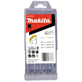 Makita HM Bohrer-Set Ø 6 x 110mm, 2x Ø 8 x...