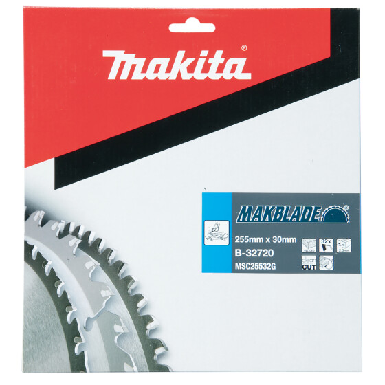 Makita MAKBLADE Sägeb. 255x30x32Z MAKBLADE Sägeb. 255x30x32Z B-32720