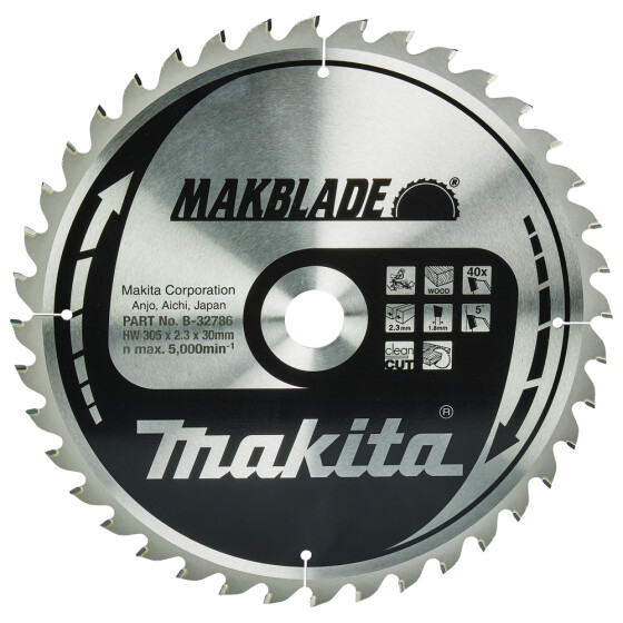 Makita MAKBLADE Sägeb. 305x30x40Z MAKBLADE Sägeb. 305x30x40Z B-32786