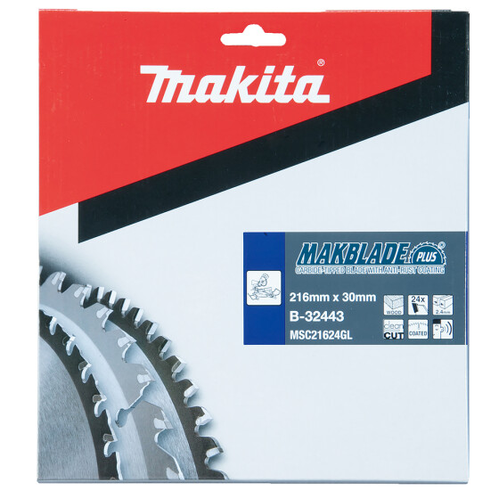 Makita MAKBLADE+ Sägeb. 216x30x24Z MAKBLADE+ Sägeb. 216x30x24Z B-32443