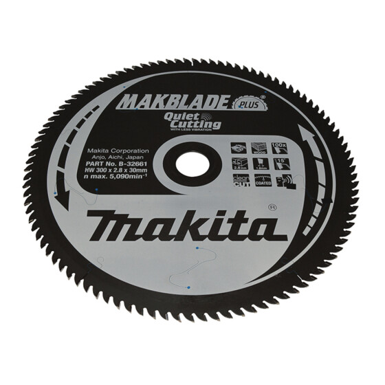 Makita MAKBLADE+ Sägeb. 300x30x100Z MAKBLADE+ Sägeb. 300x30x100Z B-32661