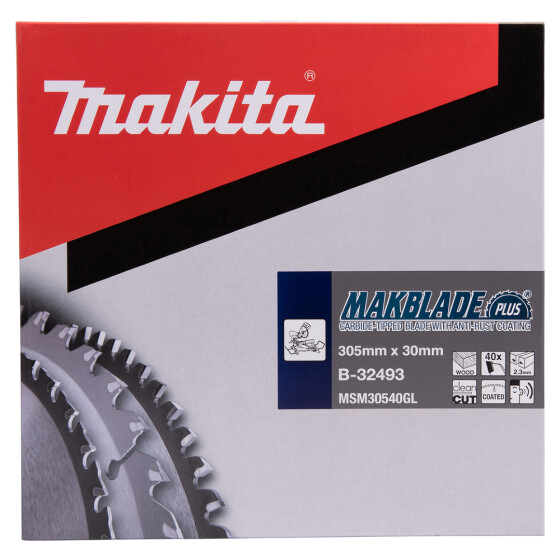 Makita MAKBLADE+ Sägeb. 305x30x40Z MAKBLADE+ Sägeb. 305x30x40Z B-32493