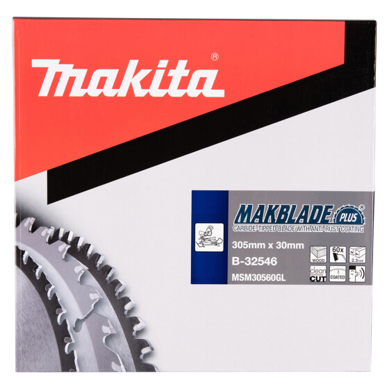 Makita MAKBLADE+ Sägeb. 305x30x60Z MAKBLADE+ Sägeb. 305x30x60Z B-32546