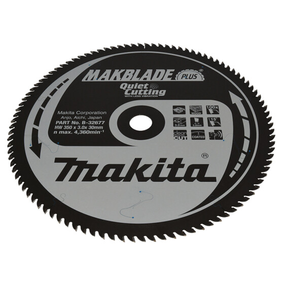 Makita MAKBLADE+ Sägeb. 350x30x100Z MAKBLADE+ Sägeb. 350x30x100Z B-32677