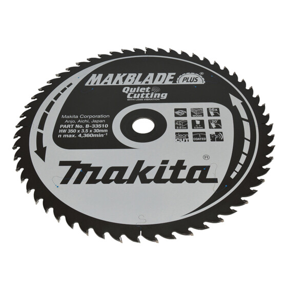 Makita MAKBLADE+ Sägeb. 350x30x56Z B-33510