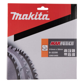 Makita Kreissägeblatt MAKFORCE 210/30 mm 40...