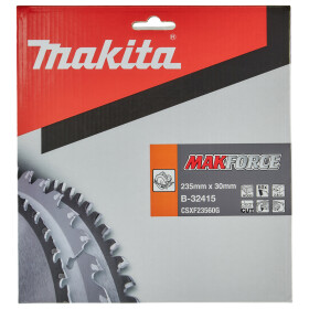 Makita Kreissägeblatt MAKFORCE 235/30 mm 60...