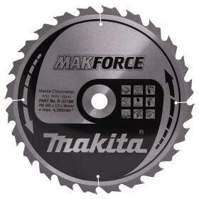 Makita Kreissägeblatt MAKFORCE 355/30 mm 24...