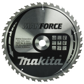 Makita Kreissägeblatt MAKFORCE 355/30 mm 40...