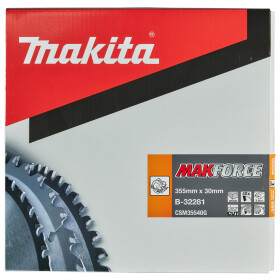 Makita Kreissägeblatt MAKFORCE 355/30 mm 40...