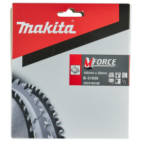 Makita Kreissägeblatt M-FORCE 165/20 mm 16...