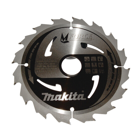 Makita Kreissägeblatt M-FORCE 180/30 mm 16 Zähne 1,2 mm Holz B-31952