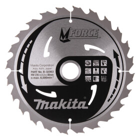 Makita Kreissägeblatt M-FORCE 235/30 mm 24...