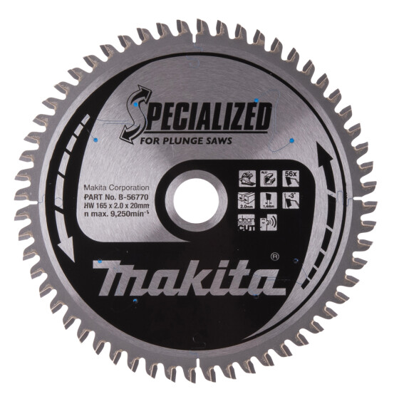 Makita SPECIALIZED Sägeb.165x20x56Z B-56770