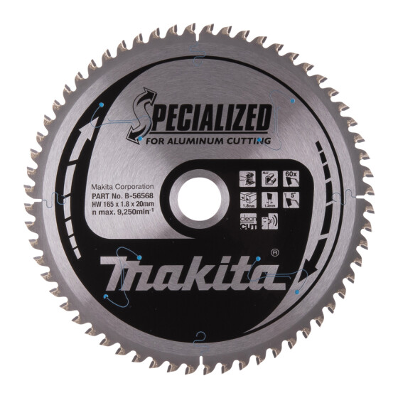 Makita SPECIALZED Sägeb. 165x20x60Z B-56568