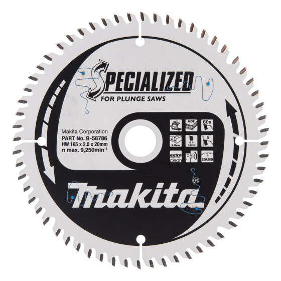 Makita SPECIALIZED Sägeb.165x20x60Z B-56786