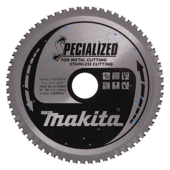 Makita SPECIALIZED Sägeb.185x30x64Z SPECIALIZED Sägeb.185x30x64Z B-33984