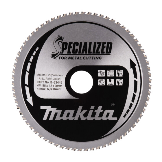 Makita SPECIALIZED Sägeb.185x30x70Z SPECIALIZED Sägeb.185x30x70Z B-33445