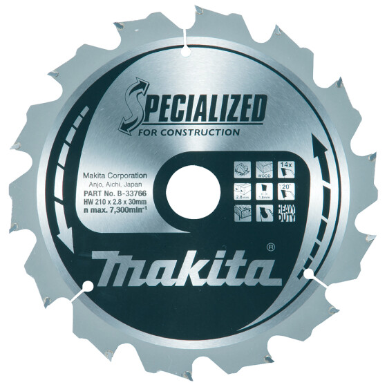 Makita SPECIALIZED Sägeb.210x30x14Z SPECIALIZED Sägeb.210x30x14Z B-33766