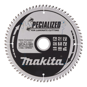 Makita SPECIALIZED Sägeb.216x30x72Z SPECIALIZED...