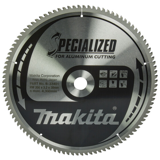 Makita SPECIALIZED Sägeb.350x30x100Z SPECIALIZED Sägeb.350x30x100Z B-33401