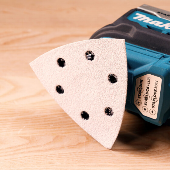 Makita Delta-Schleifpapier A100 10 Stück Ø 94 mm Stearat-Beschichtung Körnung A100 B-21705