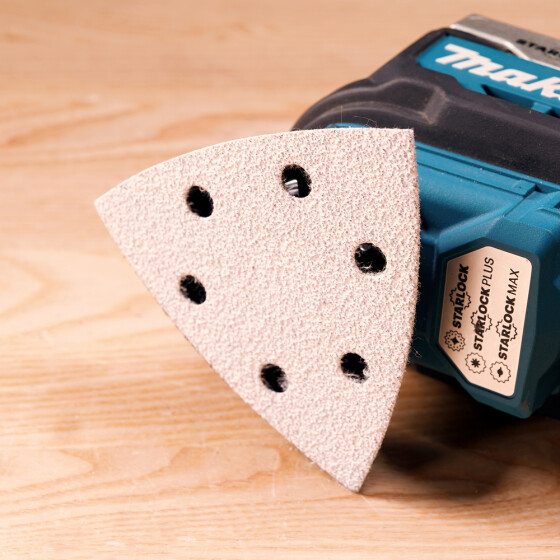 Makita Delta-Schleifpapier A60 10 Stück Ø 94 mm Stearat-Beschichtung Körnung A60 B-21680