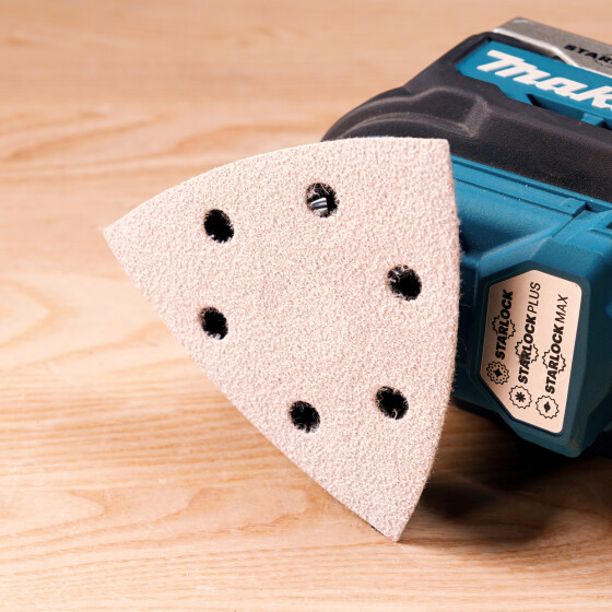 Makita Delta-Schleifpapier A80 10 Stück Ø 94 mm Stearat-Beschichtung Körnung A80 B-21696