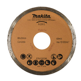 Makita Diamanttrennscheibe 80mm Beton Ø 80 mm 1,6...