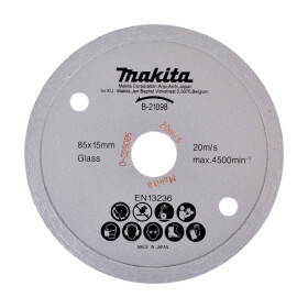 Makita Diamanttrennscheibe Glas Ø 85 mm 1,8 mm...