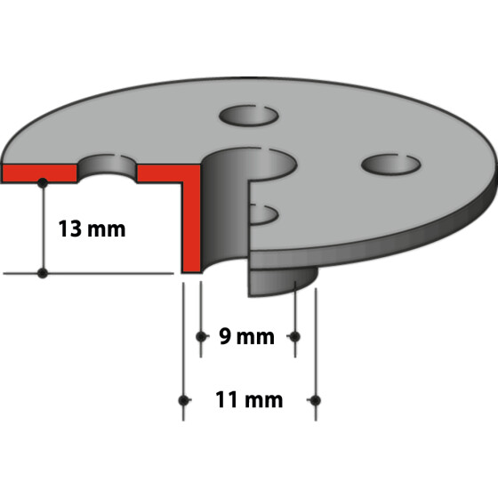 Makita Kopierhülse 11,0mm Kopierhülse 11,0mm 164775-6