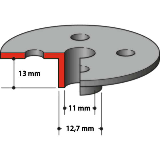 Makita Kopierhülse 12,7mm Kopierhülse 12,7mm 164776-4