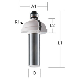 Makita Fräser Profil 6mm Fräser Profil 6mm D-09553