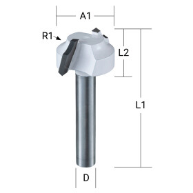 Makita Fräser Rundkanten 6mm Fräser Rundkanten...