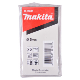Makita Bohrer HSS-CO 5.0x86mm 5Stk D-16695