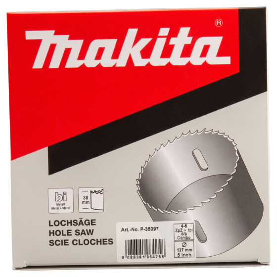 Makita HSS BiM Lochsäge Ø 127mm Schnitttiefe 38mm P-35097