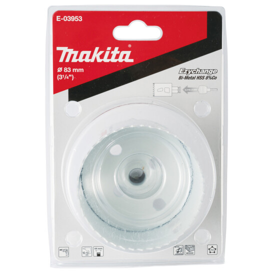 Makita EZYCHANGE HSS BiM Lochsäge Ø 83mm Schnitttiefe 44mm E-03953