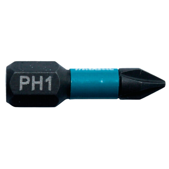 Makita Bit PH1 Impact Black PH1 2 Stück 25 mm B-63600