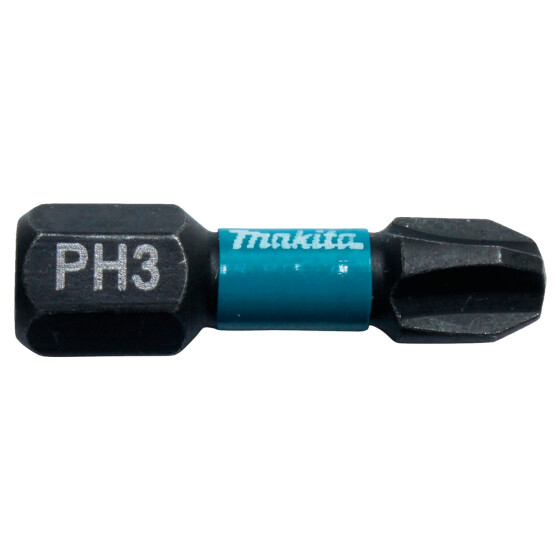 Makita Bit PH3 Impact Black PH3 2 Stück 25 mm B-63622