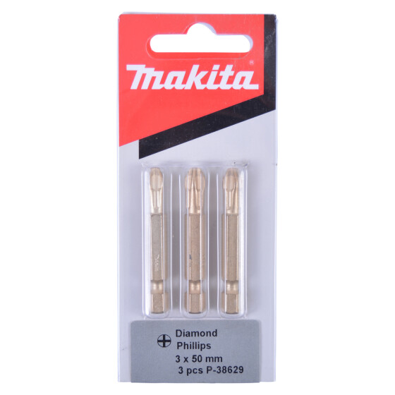 Makita Bit PH3 Diamant PH3 50 mm 3 Stück P-38629