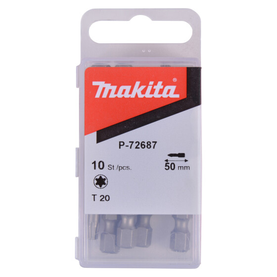 Makita Bit T20-50mm T20 50 mm 10 Stück P-72687