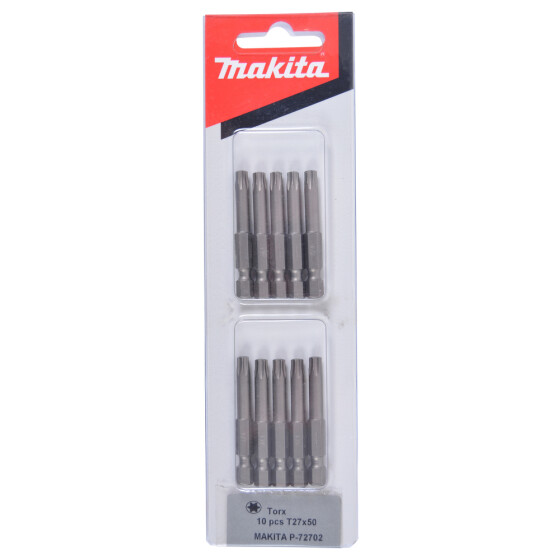 Makita Bit T27-50mm T27 50 mm 10 Stück P-72702