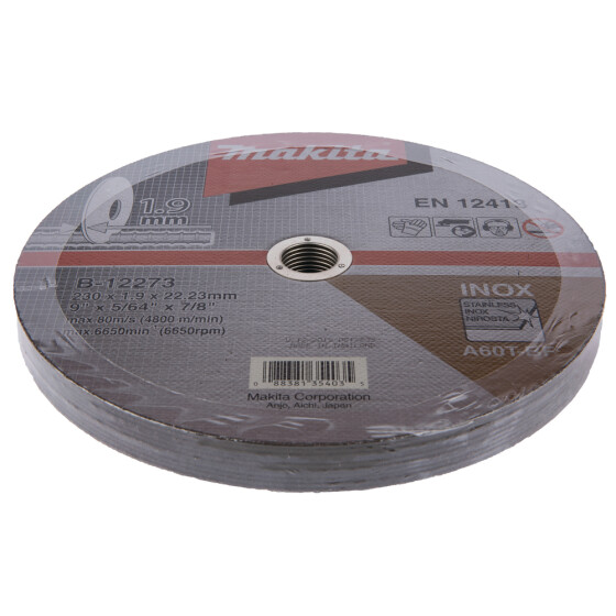 Makita Trennscheibe 230x1,9mm INOX B-12273