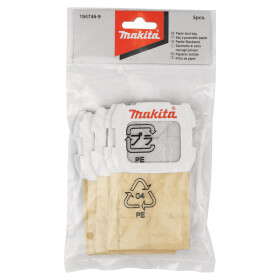 Makita Staubsack Papier 5-teilig Staubsack Papier 194746-9