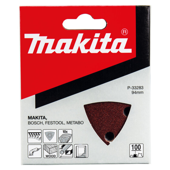 Makita Delta-Schleifpap. Klett K100 P-33283