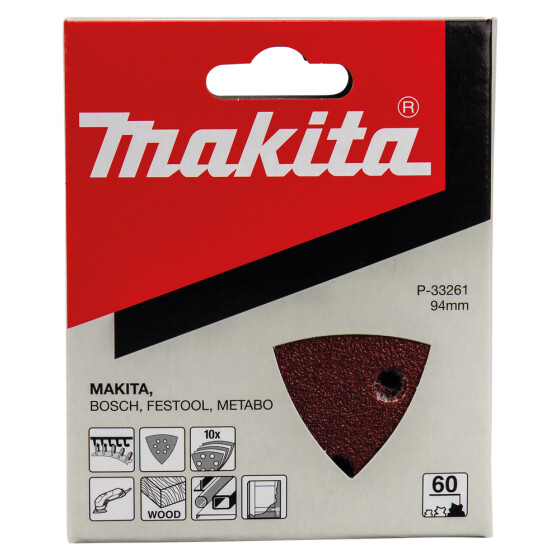 Makita Delta-Schleifpap. Klett K60 P-33261