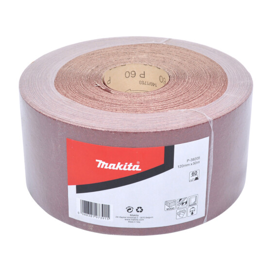 Makita Schleifpapier-Rolle 120 mm x 50 m Körnung 60 P-38205