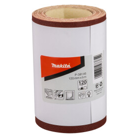 Makita Schleifpapier-Rolle 120 mm x 5 m Körnung 120...