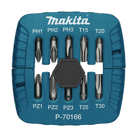 Makita Bit-Box 10Stk PH PZ P-70166