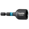 Makita Steckschlüssel 13mm Impact Black 1/4" SW13 magnetisch 1 Stück Impact Black B-66852